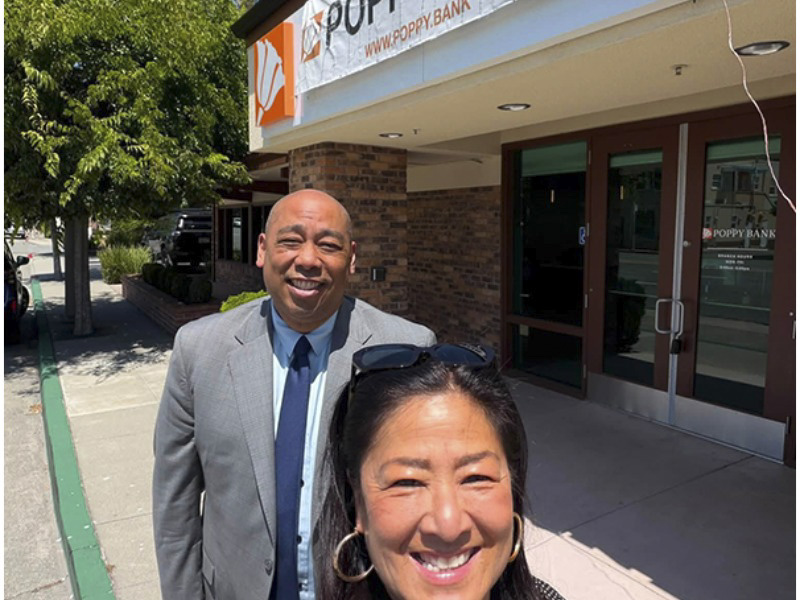 Poppy Bank CEO Visit